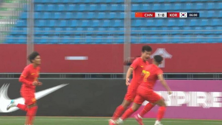 U22國(guó)足1-0韓國(guó)全場(chǎng)數(shù)據(jù)：控球率49%落后韓國(guó)，10射7正領(lǐng)先對(duì)手